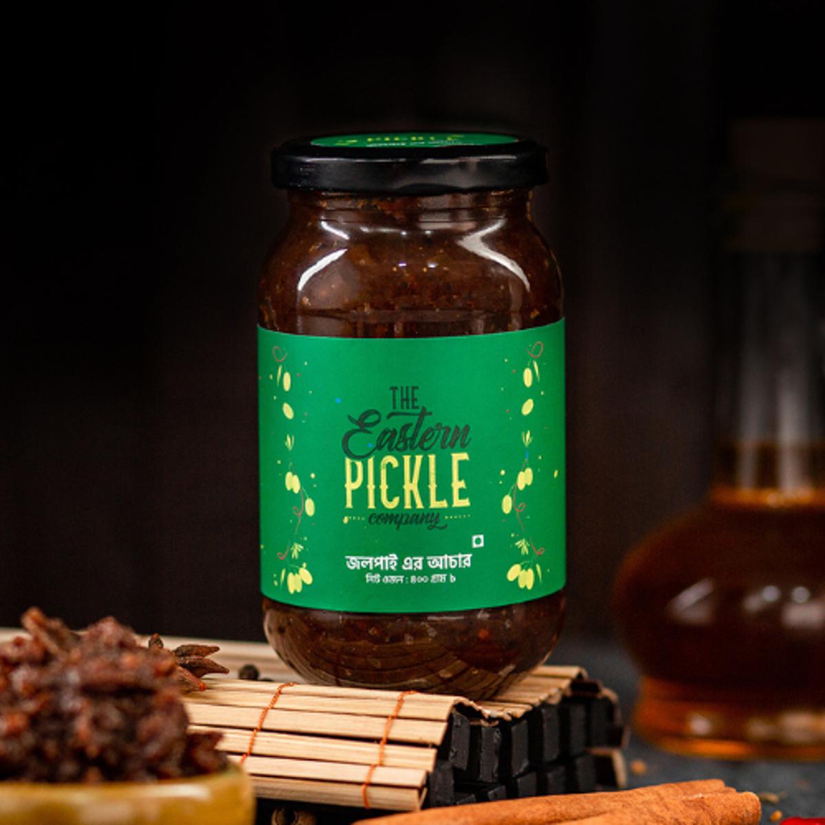 Sour Olive Pickle in Mustard Oil (Jolpai Achar)