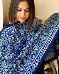 Nakshi Kantha Embroidered Dupatta